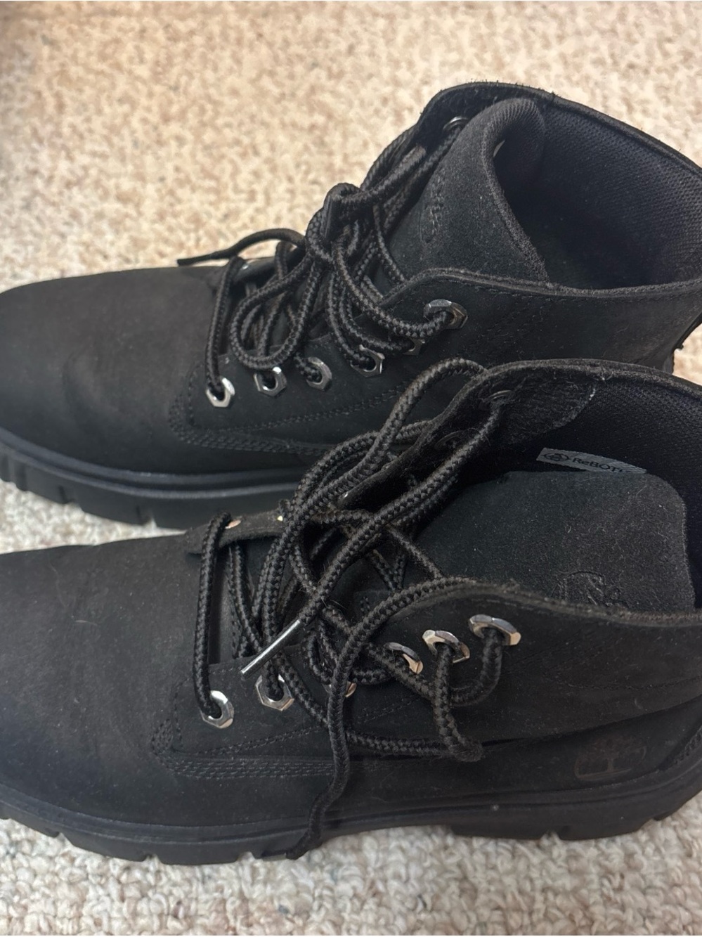 Timberland Black Lace-Up Women's Ankle Boots